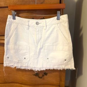 Free People Denim Cargo Skirt